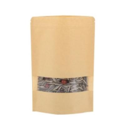 Food Grade Resealable Ziplock Stand Up Pouch Paper Bags For Food Packaging